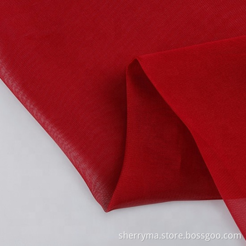 2020 cheapest polyester plain weave silk chiffon fabric